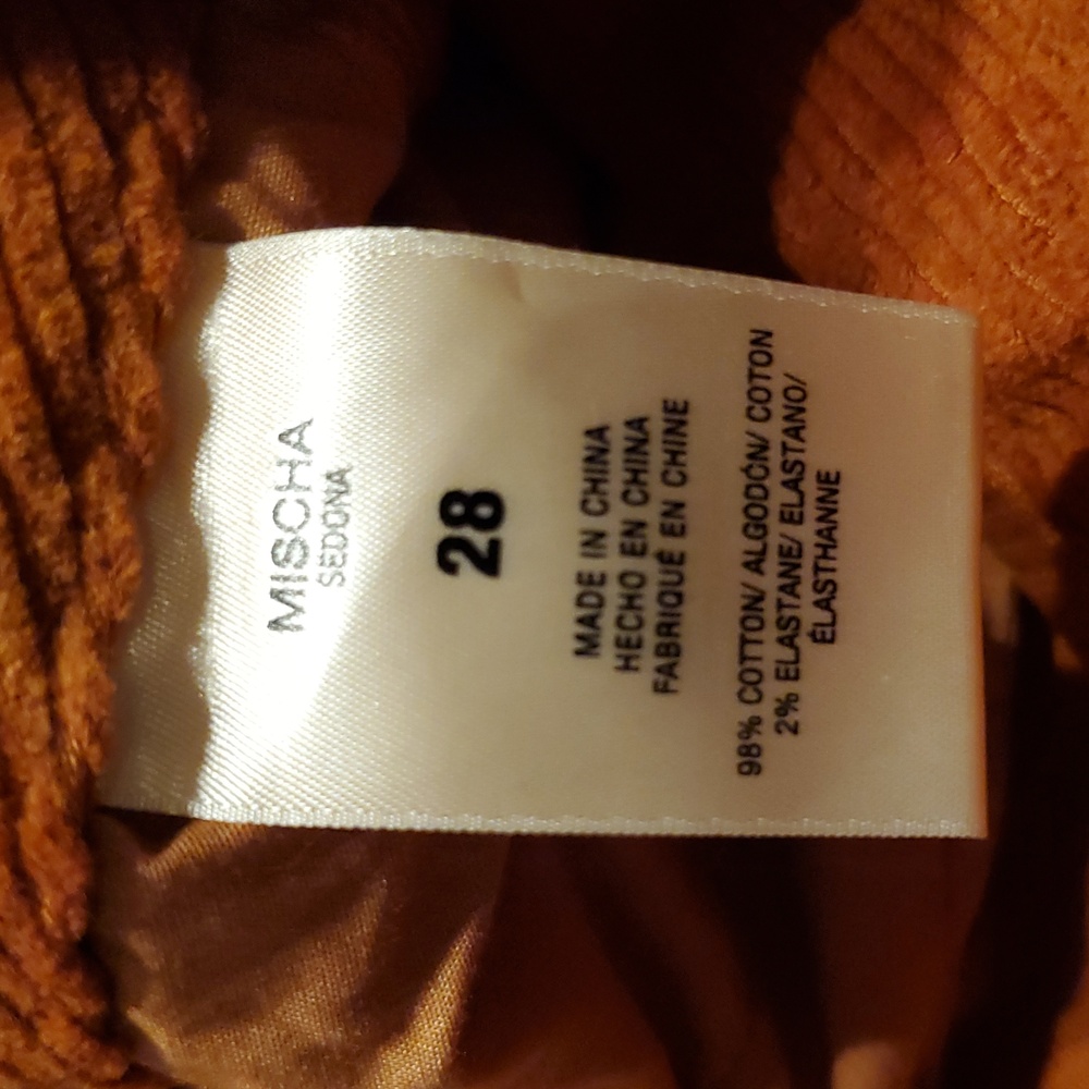 Favorite Daughter Misha Sedona High Rise Wide Leg Courdoroy Pants - Picture 5 of 5